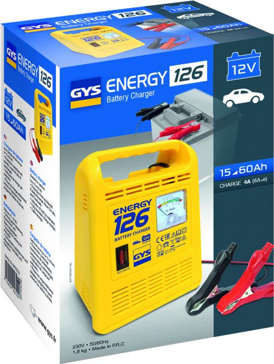 Image du produit GYS Chargeur de batterie, ENERGY 126 (12V, 6 A)