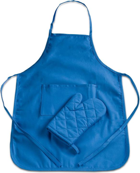Städter Tablier et gant pour enfant - Bleu (2pcs)