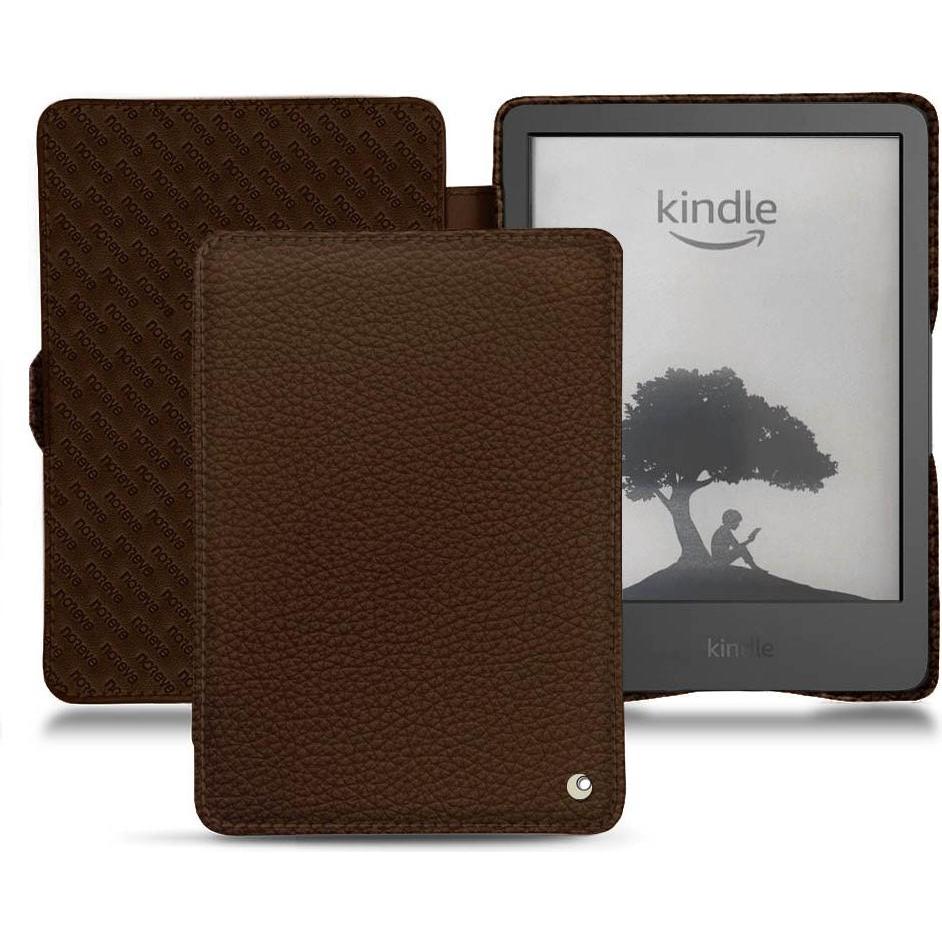 Noreve Lederschutzhülle horizontal (Kindle), Tablet Hülle, Braun
