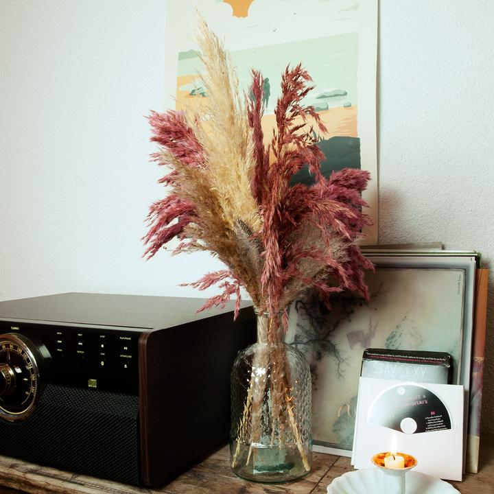 Actual product image Casativo Vintage Look Glass Vase, 23 x 12 cm (1 x)