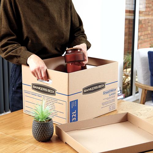 Thumbnail - Fellowes, Dokumentenablage, Archivschachtel Smoothmove Classic Braun