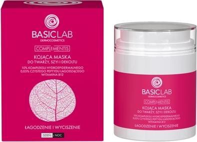 Immagine prodotto BasicLab Soothing Face Neck & Dcollet Mask Calming & Relief 50ml (50 ml)
