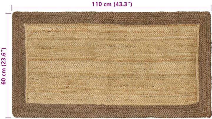 Produktbild vidaXL Moderner Teppich (110 x 60 cm)