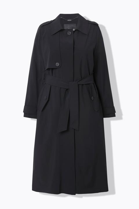 Actual product image Ulla Popken Satin Lined Trenchcoat