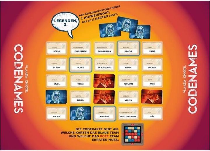 Actual product image Czech games edition Code names (German, 2 - 8 Players)