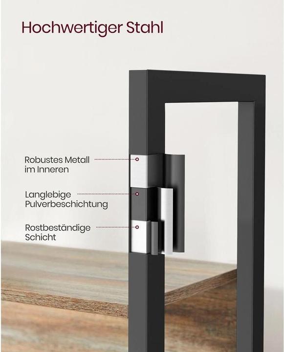 Produktbild Vasagle Bücherregal (158 x 24 x 166 cm)