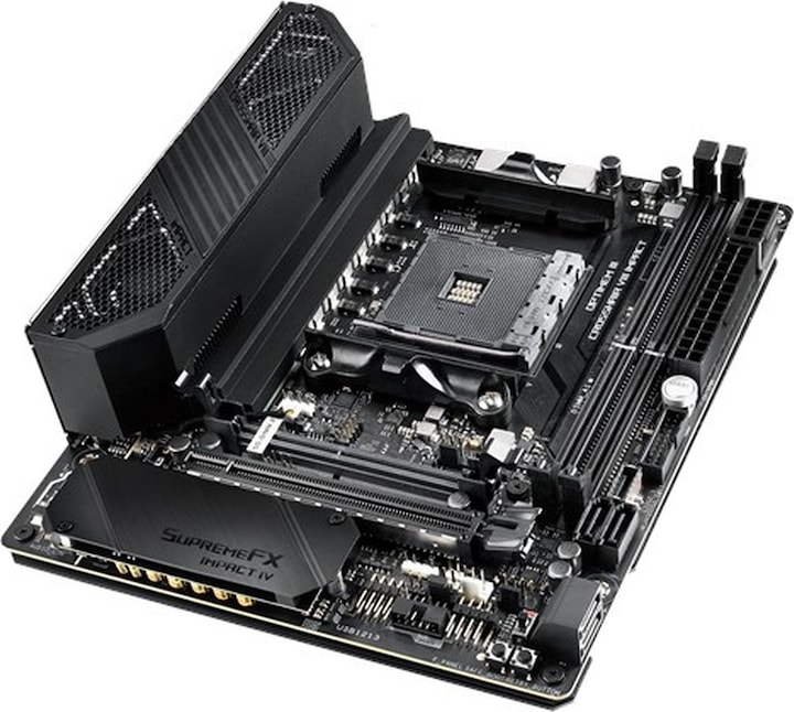 Productafbeelding ASUS ROG Crosshair VIII Impact (AM4, AMD X570, Mini-DTX)