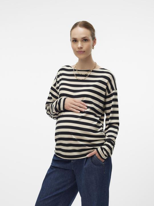 Produktbild Vero Moda Maternity Locker geschnitten U-Boot Ausschnitt Top Top (XS)