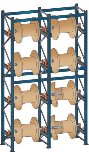 Produktbild Schulte Lagertechnik BlockRoll Kabeltrommel-Anbauregal