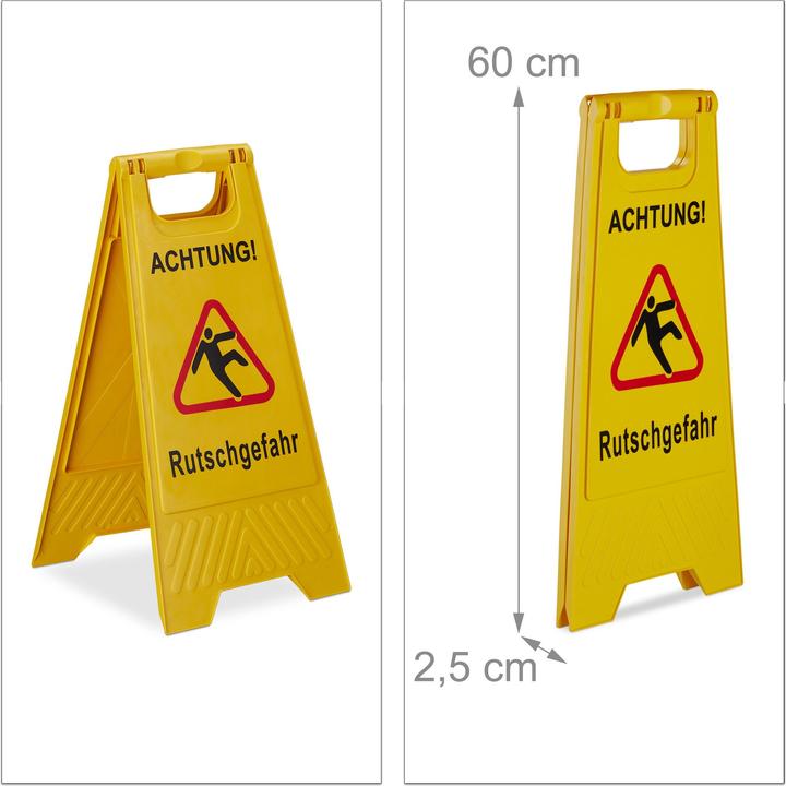 Produktbild Relaxdays Rutschgefahr Aufsteller