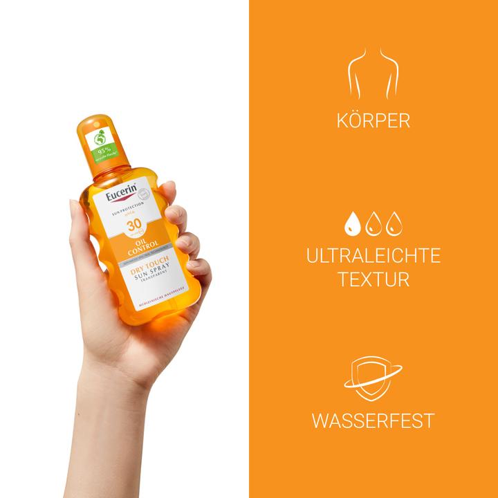Image du produit Eucerin SUN Body Spray Sensitive Protect Transparent LSF 30 (Spray solaire, SPF 30, 200 ml, 208 g)