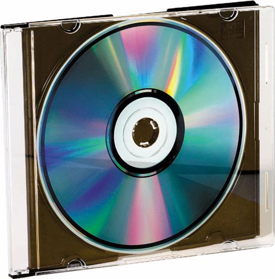 Immagine prodotto Vivanco Custodia CD Slim per un CD, confezione da 50, nero