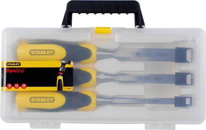 Produktbild Stanley Stechbeitel Dynagrip, Set 3tlg (210 mm)