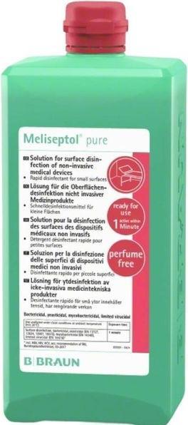 Actual product image Meliseptol pure Ovalfl 1000 ml (1000 ml)