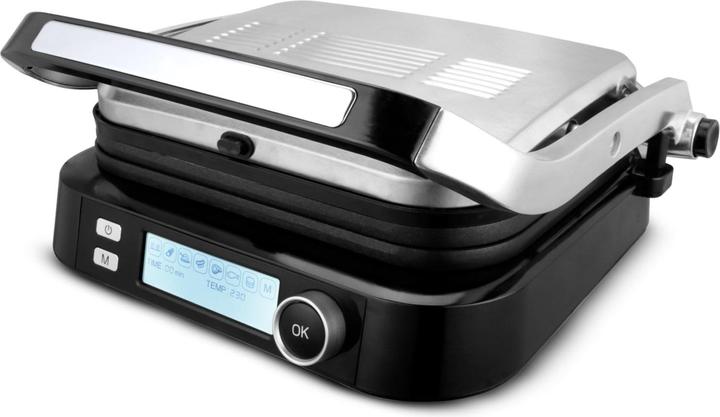 Produktbild KLAMER Kontaktgrill mit 7 Automatikprogramme 2100W starker Plattengriller