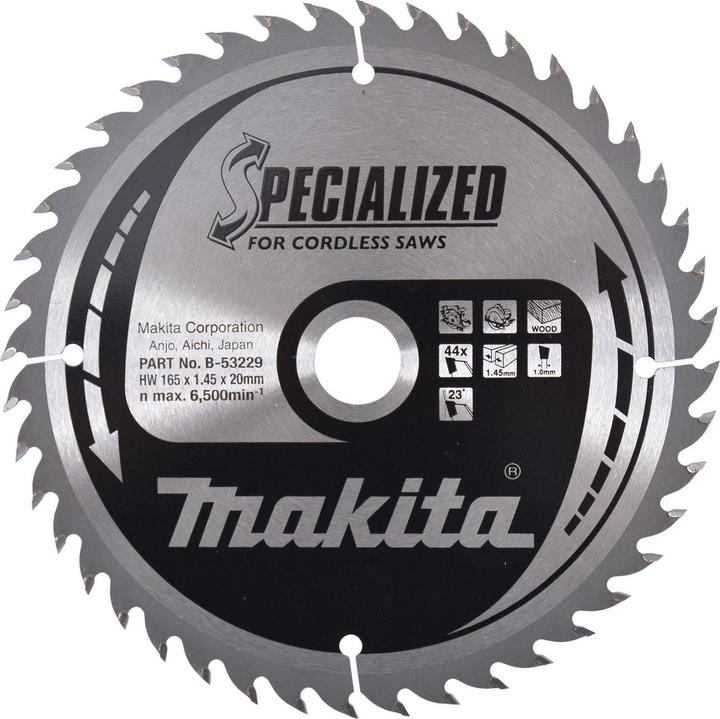 Makita SPECIALIZED Sägeb.165x20x44Z