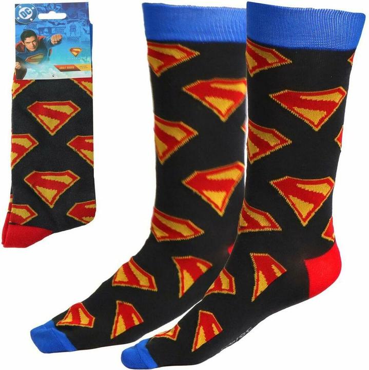 Produktbild Cerdá DC Comics Socken Superman Logo Blue & Red 38-45 (Einzelpack, 38 - 45)