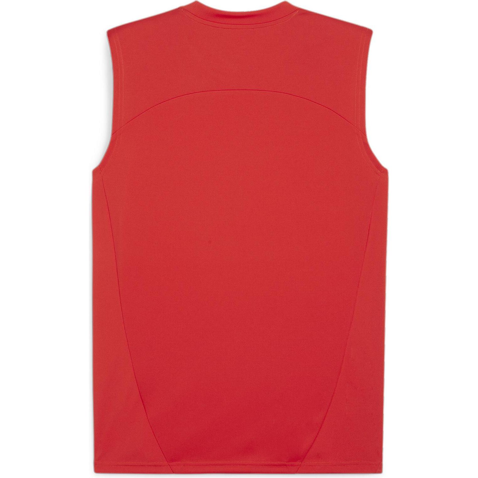 Puma, Herren, Sportshirt, teamFINAL Training Jersey SL (XXL), Rot, XXL