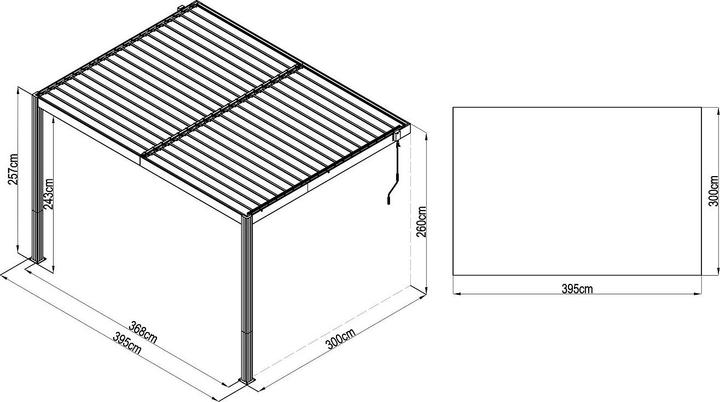 Actual product image Vente-unique Mandello (395 cm, 368 cm)