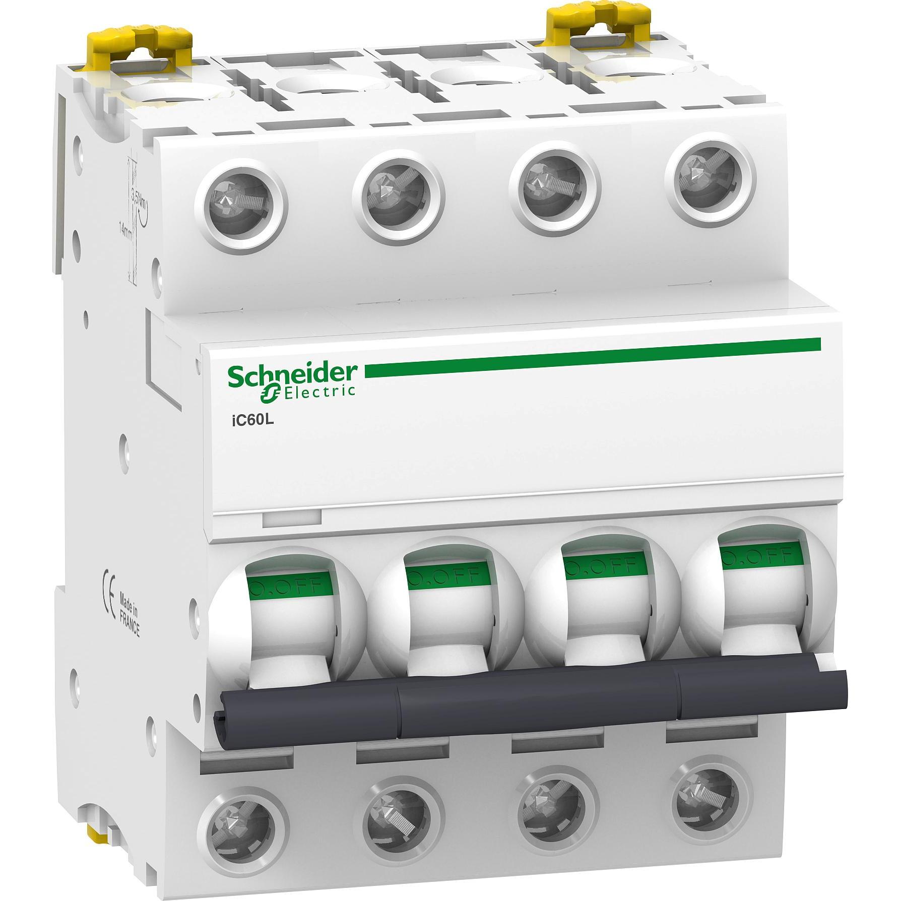 Schneider Electric, Schutzschalter, Schutzschalter Acti9 iC60L 4P 32A Typ C