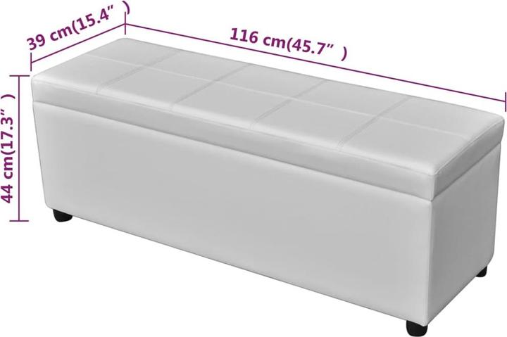 Image du produit vidaXL Aufbewahrungstruhe (116 cm)