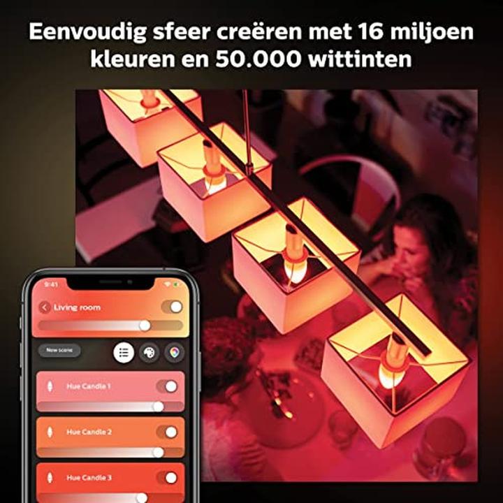 Produktbild Philips Hue White & Color BT (E14, 5.30 W, 470 lm, 2 x, G)