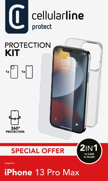 Produktbild Cellularline Protection Kit (Apple iPhone 13 Pro Max)