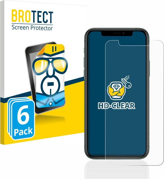 Actual product image BROTECT Screen Protector Clear (6 pcs., Apple iPhone 11 Pro)