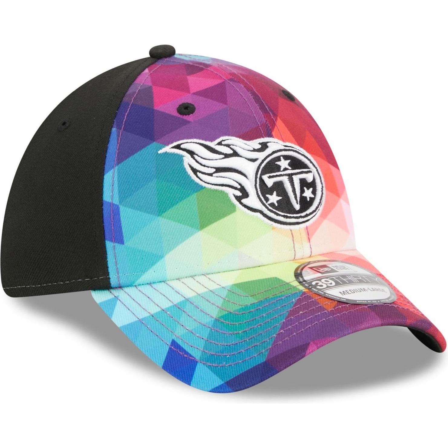 Thumbnail - New Era, Herren, Cap, 39Thirty Cap CRUCIAL CATCH Tennessee Titans - L/XL, Mehrfarbig, (L)