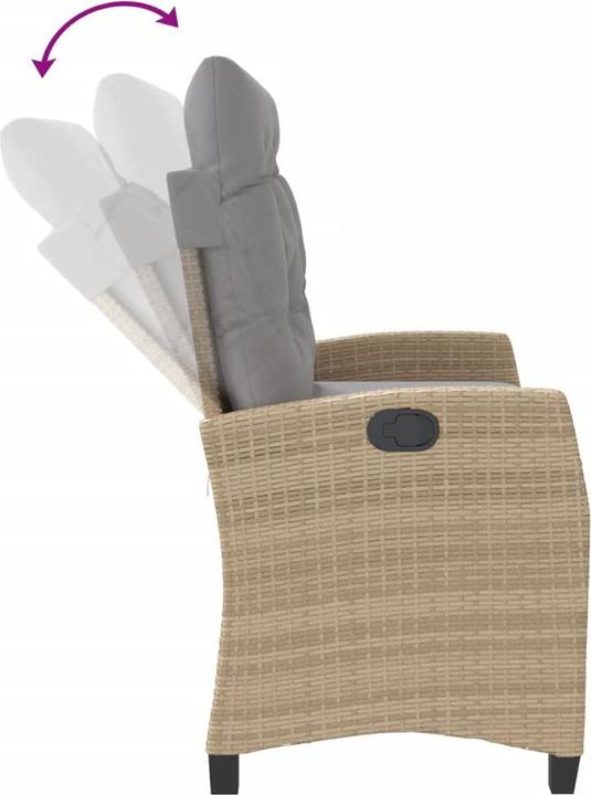 Produktbild vidaXL verstellbare Gartenbank