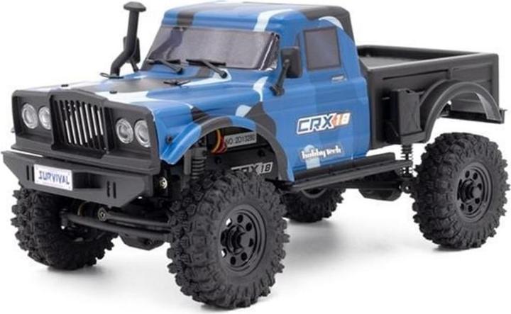 Produktbild Hobbytech Scale Crawler CRX18 Pick-up 4WD Blau, RTR, 1:18 (RTR Ready-to-Run)