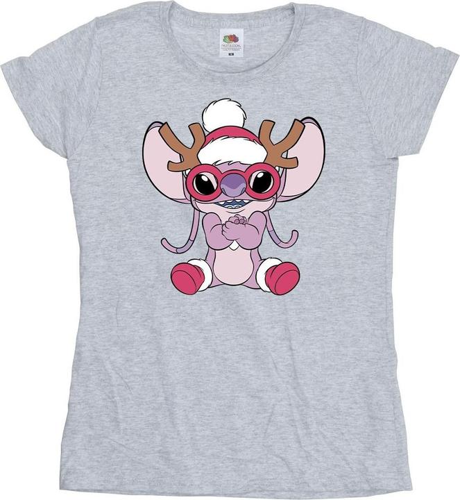 Immagine prodotto Disney Lilo & Stitch Angel Reindeer Maglietta Donna (S)