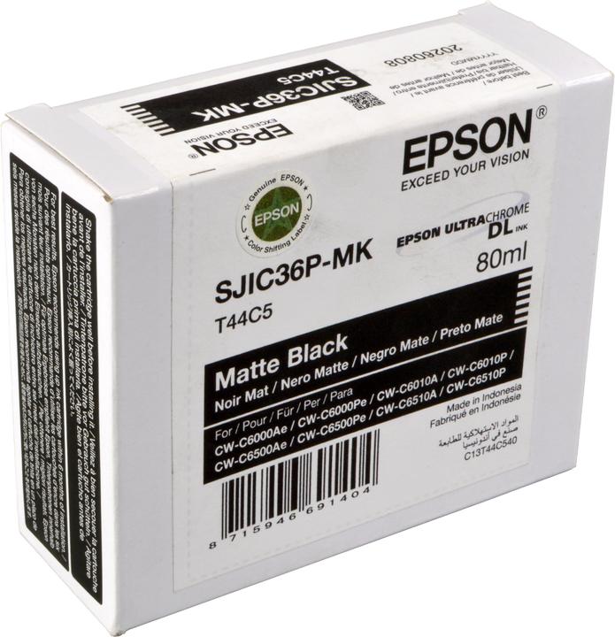 Actual product image Epson SJIC36P(MK) - 80 ml - Black - Original (FC)