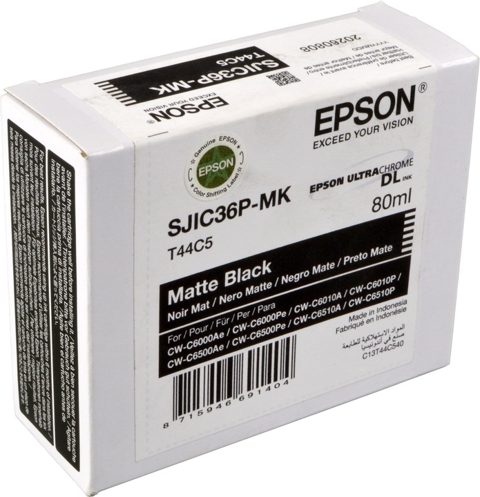 Produktbild Epson SJIC36P(MK) - 80 ml - Schwarz - Original (BK)