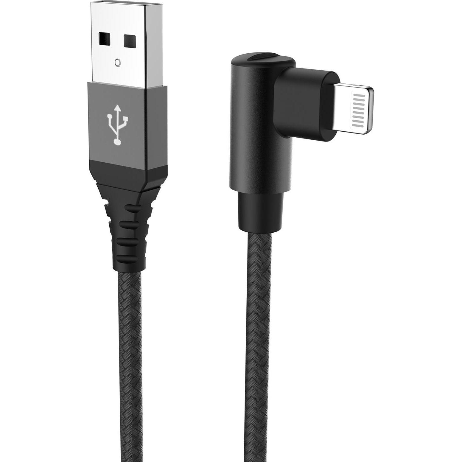 Celly USBLIGHTLSHBK cavo per cellulare Nero 1 m USB A Lightning (1 m), Cavo USB