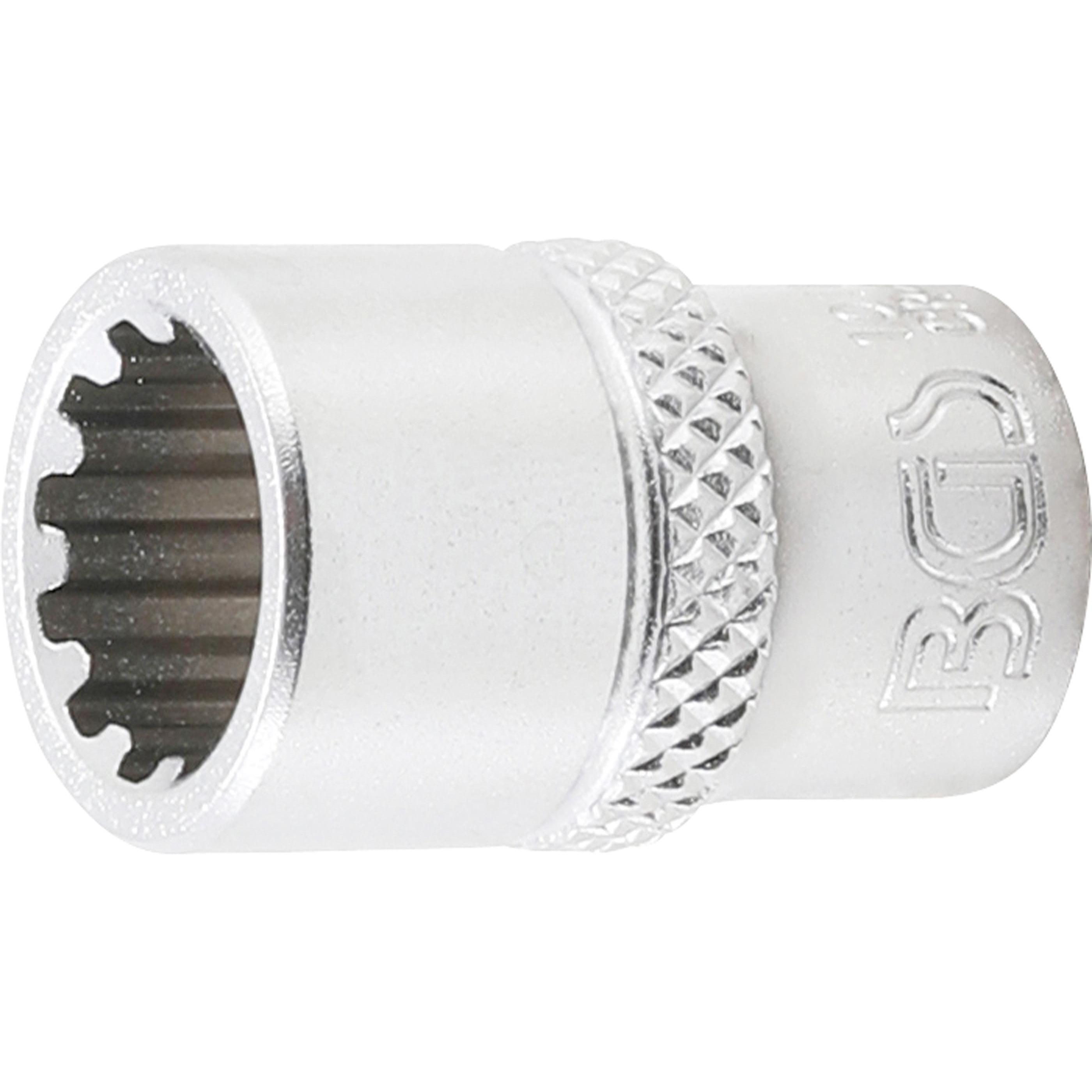 BGS, Steckschlüssel + Stecknuss, Steckschlüssel-Einsatz Gear Lock Antrieb Innenvierkant 6,3 mm (1/4") SW 10 mm (10 mm)