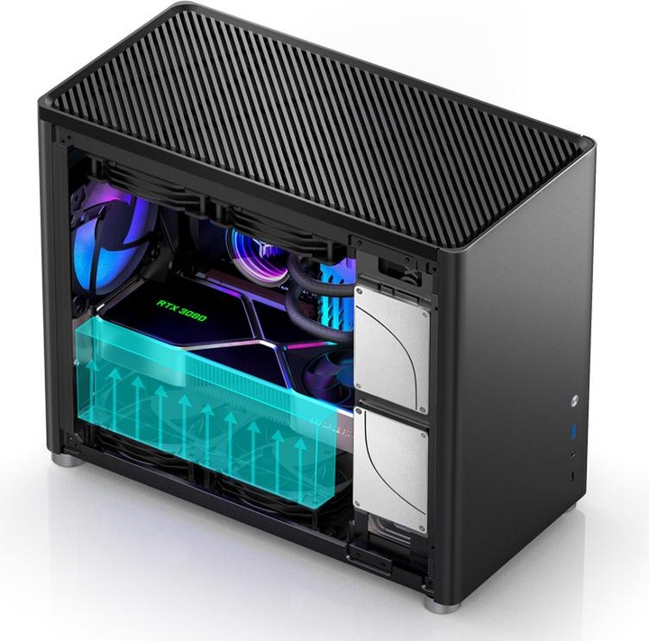 Actual product image Jonsbo D30 (mATX, DTX, Mini-ATX)