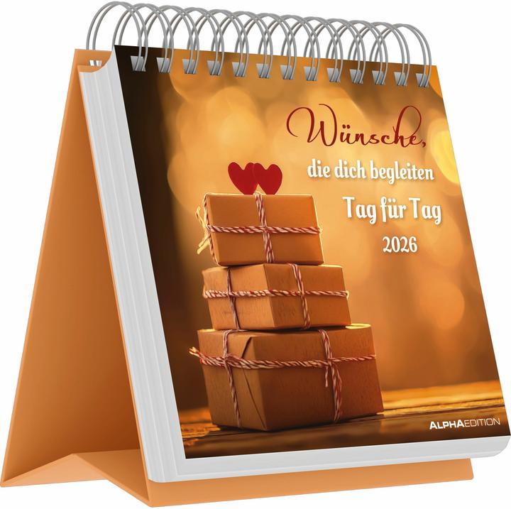 Produktbild Alpha Edition Wünsche, die dich begleiten - Tag für Tag - Postkartenkalender mit 53 Lebensweishei (16 x 17 cm)