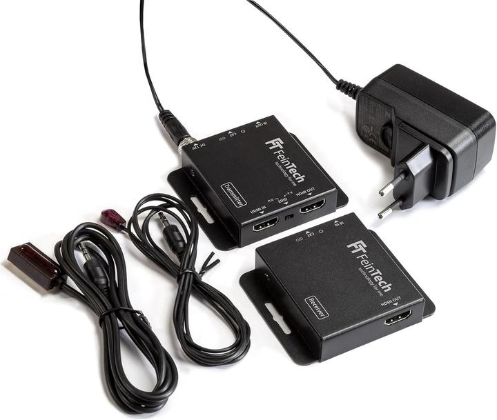 Produktbild FeinTech VME00110 HDMI over LAN Extender | 4K 30Hz | 70 m (CAT Extender, Extender)