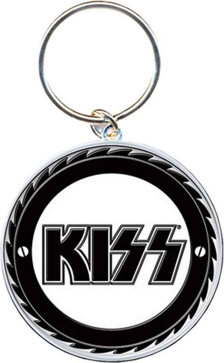 Actual product image KISS Buzzsaw Enamel Keyring