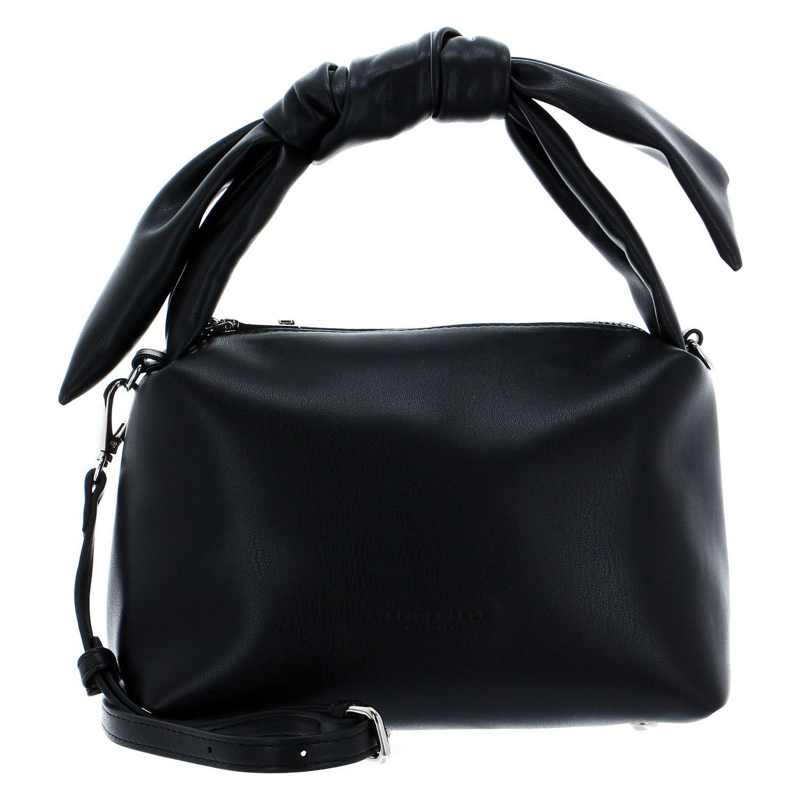 Seidenfelt, Damen, Handtasche, SFM210 Handbag, Schwarz