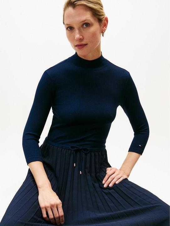 Image du produit Tommy Hilfiger Robe Midi à Côtes Fines (M)