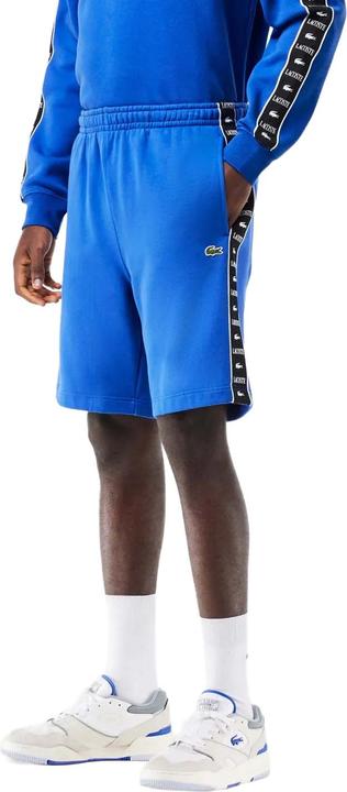 Actual product image Lacoste Mens Fleece Stripe Logo Shorts (XS)