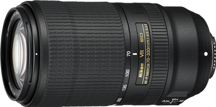 Produktbild Nikon AF-P Nikkor 70-300mm f/4.5-5.6E ED VR (Nikon F, Vollformat, APS-C / DX)