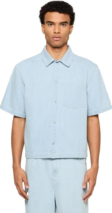 Immagine prodotto Urban Classics Pinstriped Casual Denim Overshirt new light blue washed M (M)