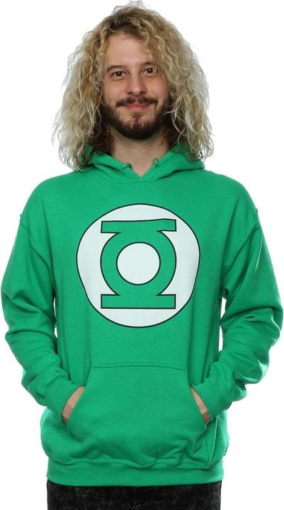 Immagine prodotto Green Lantern Logo Felpa con Cappuccio Uomo (XXL)