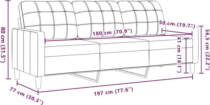 Image du produit vidaXL Sofagarnitur (2 places, 3 places)