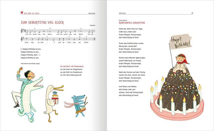 Image du produit Die ganze Welt der Lieder und Reime (Allemand, Gerlinde Wiencirz, Yayo Kawamura, 2024)