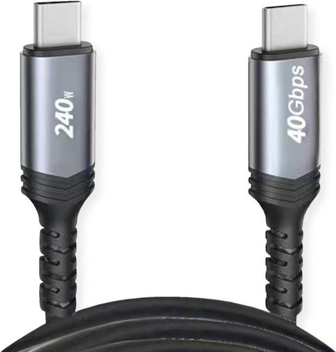 Image du produit Value USB type C - USB type C (0.50 m, USB 4.0, 240 W)