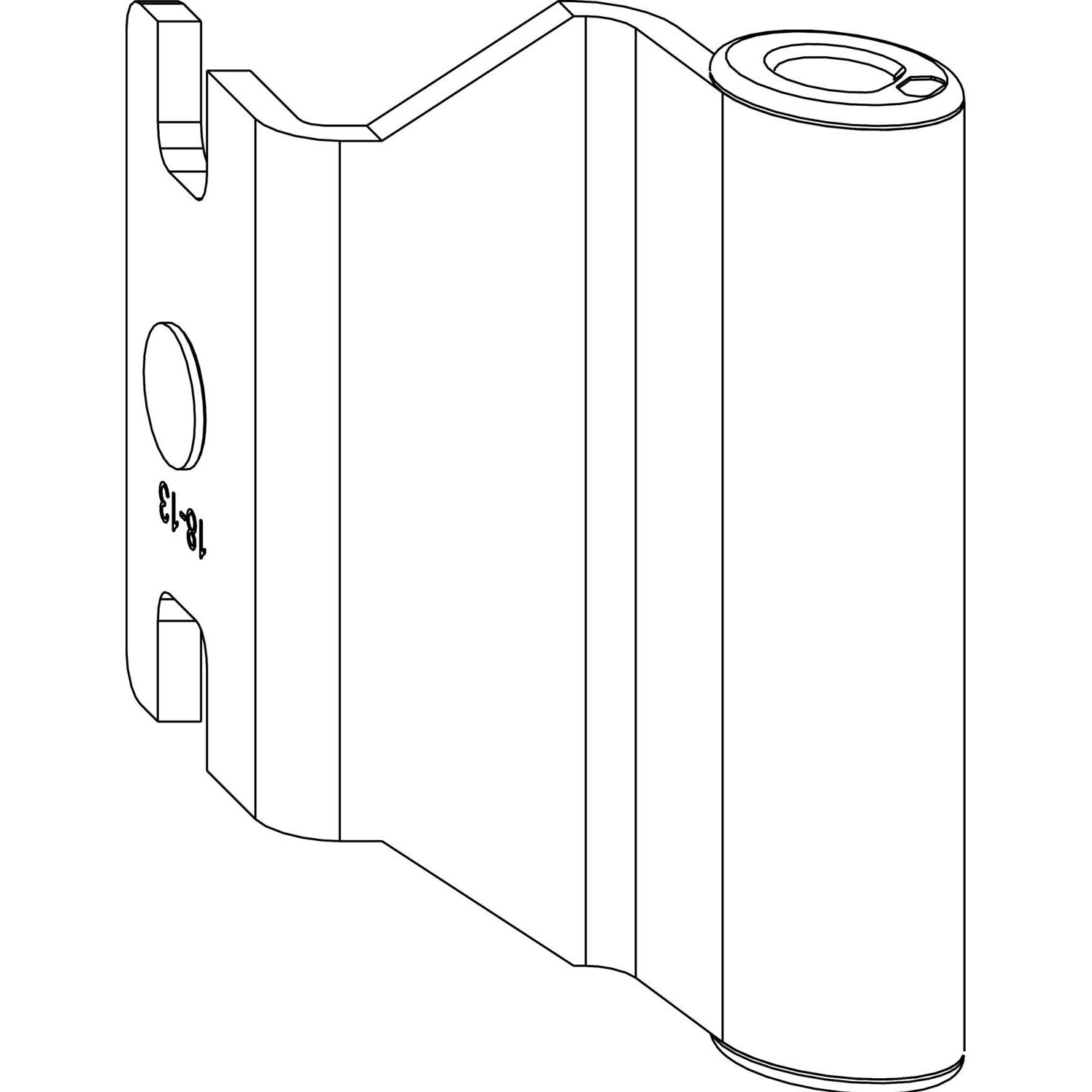 Maco, Türbeschlag + Scharnier, Bandwinkel DTuni 4/18-13 u. 12/18-13 mm 160 kg Tricoat-Evo (233344)